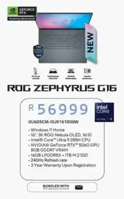 Computer Mania ASUS ROG Zephyrus G16 offer