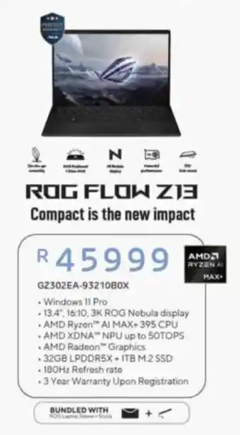 Computer Mania ASUS ROG Flow Z13 offer