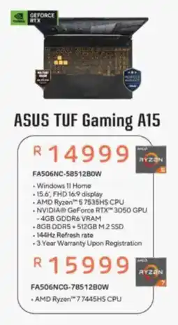 Computer Mania ASUS TUF Gaming A15 offer