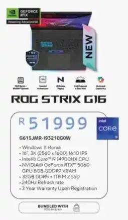 Computer Mania ASUS ROG Strix G16 offer