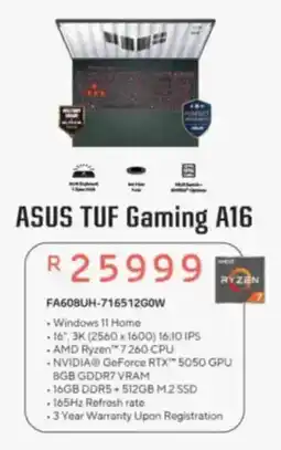 Computer Mania ASUS TUF Gaming A16 offer