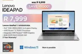 Computer Mania Lenovo IdeaPad 1 offer