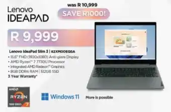 Computer Mania Lenovo IdeaPad Slim 3 offer