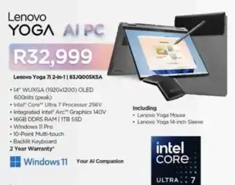 Computer Mania Lenovo Yoga 7i 2-in-1 offer