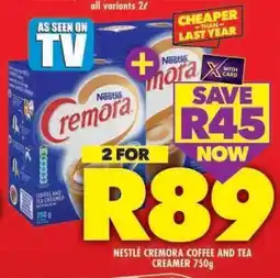 Shoprite Nestlé Cremora Coffee and Tea Creamer 750g offer