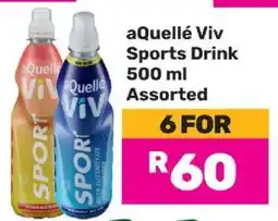 Game aQuellé Viv Sports Drink 500 ml Assorted offer