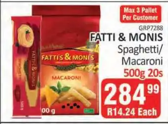KitKat Cash and Carry Fatti & Monis Spaghetti/Macaroni offer