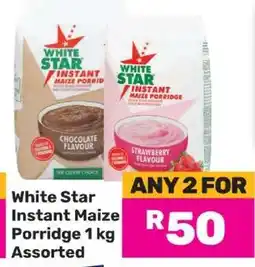 Game White Star Instant Maize Porridge 1 kg Assorted offer