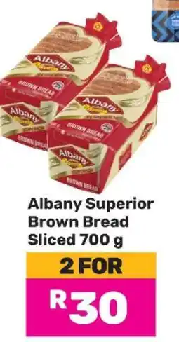 Game ALBANY Superior Brown Bread Sliced 700 g offer
