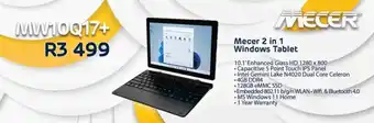 Computer Mania Mecer 2 in 1 Windows Tablet offer