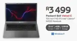Computer Mania Packard Bell Vettel-C 15.6 Inch FHD IPS Intel Celeron N4020 Notebook offer