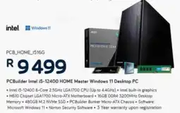 Computer Mania PCBuilder Intel i5-12400 Home Master Windows 11 Desktop PC offer