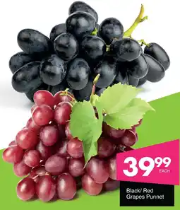 Save Hyper Black/ Red Grapes Punnet offer