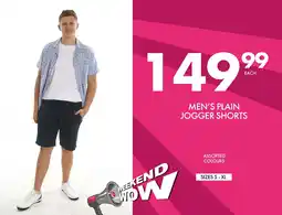 Save Hyper Men's Plain Jogger Shorts offer