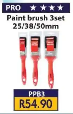 Laduma Hardware catalogue PRO Paint brush set offer