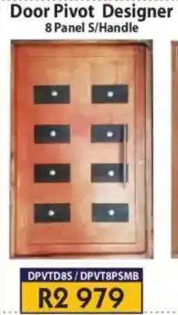 Laduma Hardware catalogue Door Pivot Designer 8 Panel S/Handle offer