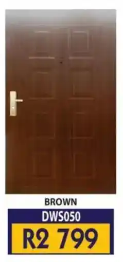 Laduma Hardware catalogue Brown steel doors offer