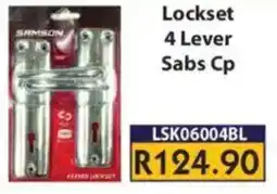 Laduma Hardware catalogue Samson Lockset 4 Lever Sabs Cp offer