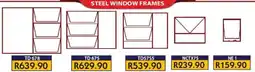 Laduma Hardware catalogue Steel window frames offer