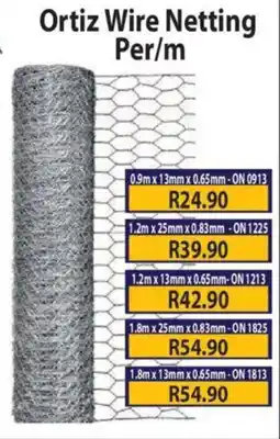 Laduma Hardware catalogue Ortiz Wire Netting offer