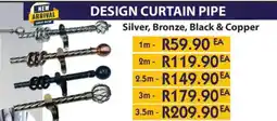 Laduma Hardware catalogue Design curtain pipe offer