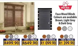 Laduma Hardware catalogue Faux Wood Blinds offer