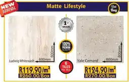 Laduma Hardware catalogue Matte Lifestyle offer
