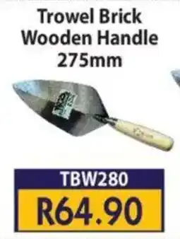 Laduma Hardware catalogue Trowel Brick Wooden Handle offer