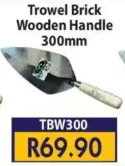 Laduma Hardware catalogue Trowel Brick Wooden Handle offer