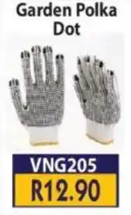 Laduma Hardware catalogue Garden Polka Dot Gloves offer
