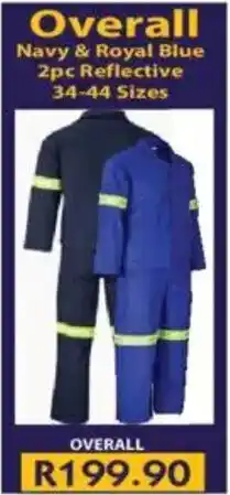 Laduma Hardware catalogue Overall Navy & Royal Blue Reflective offer
