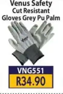 Laduma Hardware catalogue Venus Safety Cut Resistant Gloves Grey Pu Palm offer