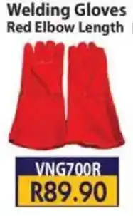 Laduma Hardware catalogue Welding Gloves Red Elbow Length offer