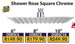 Laduma Hardware catalogue Shower Rose Square Chrome offer