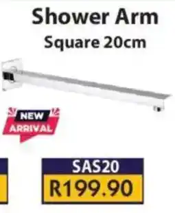 Laduma Hardware catalogue Shower Arm Square offer
