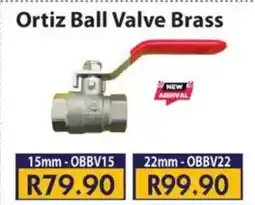 Laduma Hardware catalogue Ortiz Ball Valve Brass offer