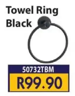 Laduma Hardware catalogue Towel Ring Black offer