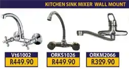 Laduma Hardware catalogue Kitchen sink mixer wall mount offer