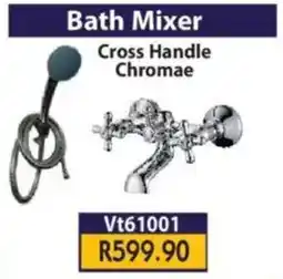 Laduma Hardware catalogue Bath Mixer Cross Handle Chromae offer