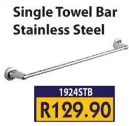 Laduma Hardware catalogue Single Towel Bar Stainless Steel offer