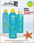 Dis-Chem Bio-Nike Defence Sun Care Products offer