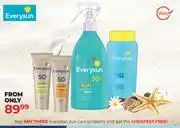 Dis-Chem Everysun Sun Care Products offer