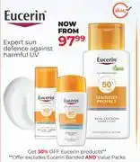 Dis-Chem Eucerin Sun Protection Products-Each offer