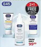 Dis-Chem E45 Face & Body Products offer