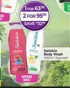 Dis-Chem Satiskin Body Wash Assorted-500ml offer