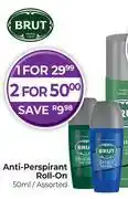 Dis-Chem Brut Anti Perspirant Roll On Assorted-50ml offer