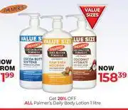 Dis-Chem Palmer's Daily Body Lotion-1L offer