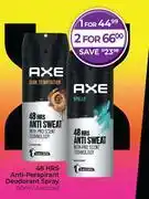 Dis-Chem Axe 48 Hrs Anti Perspirant Deodorant Spray Assorted-150ml offer
