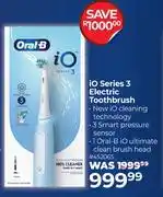 Dis-Chem Oral-B iO Series 3 Electric Toothbrush offer