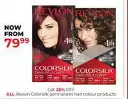 Dis-Chem Revlon Colorsilk Permanent Hair Colour Products offer